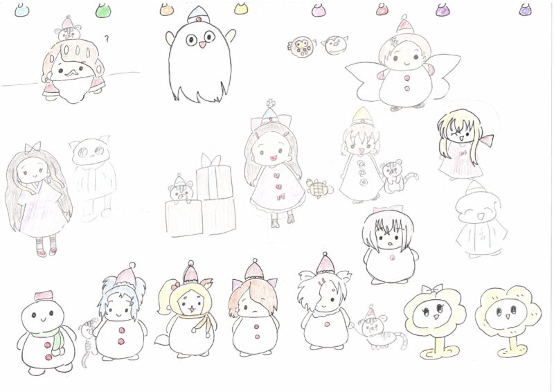 みんなでクリスマスパーティーのじゅんび