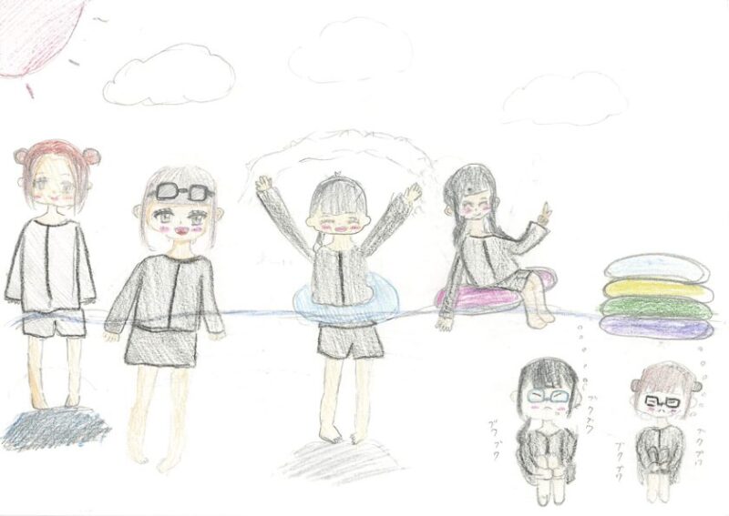 お泊まり海水浴