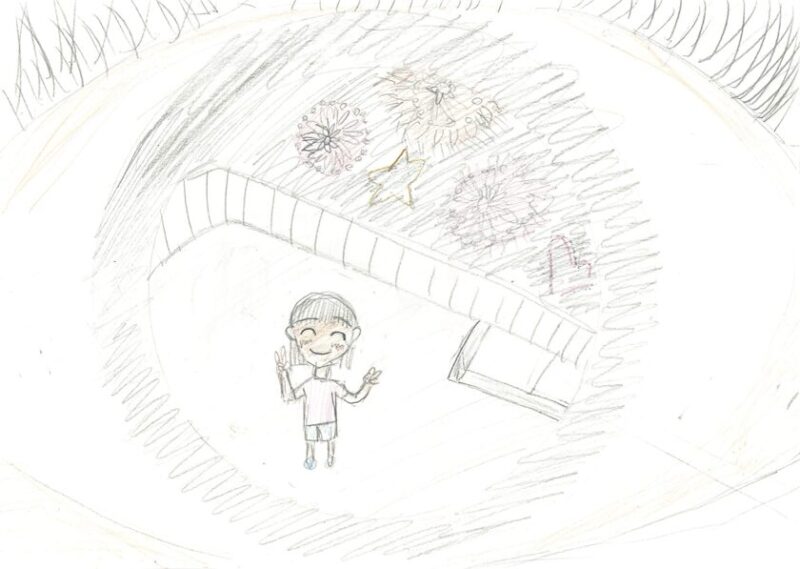 ヒトミにうつる花火