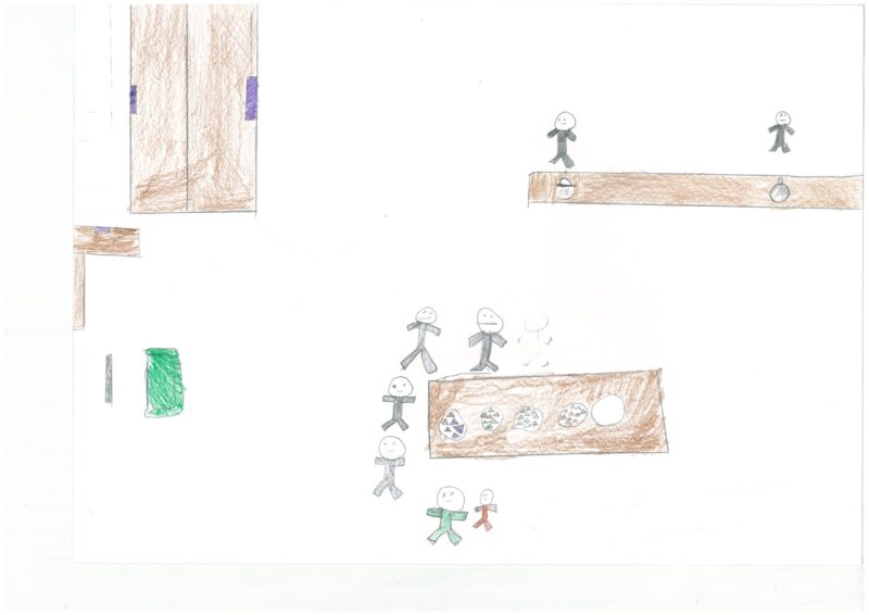 ちょうりじっしゅうとろろそばとおにぎりをみんなでつくりました。